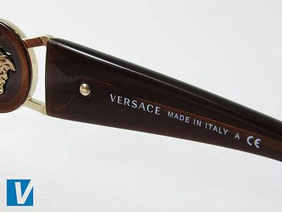 how to authenticate Versace sunglasses